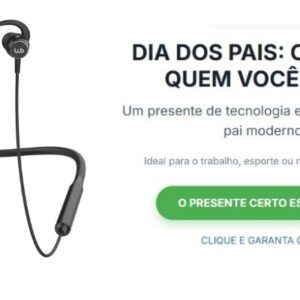 Fone D Ouvido Ambie Sound Earcuffs Bluetooth S/fio Esportivo Cor Branco -preto