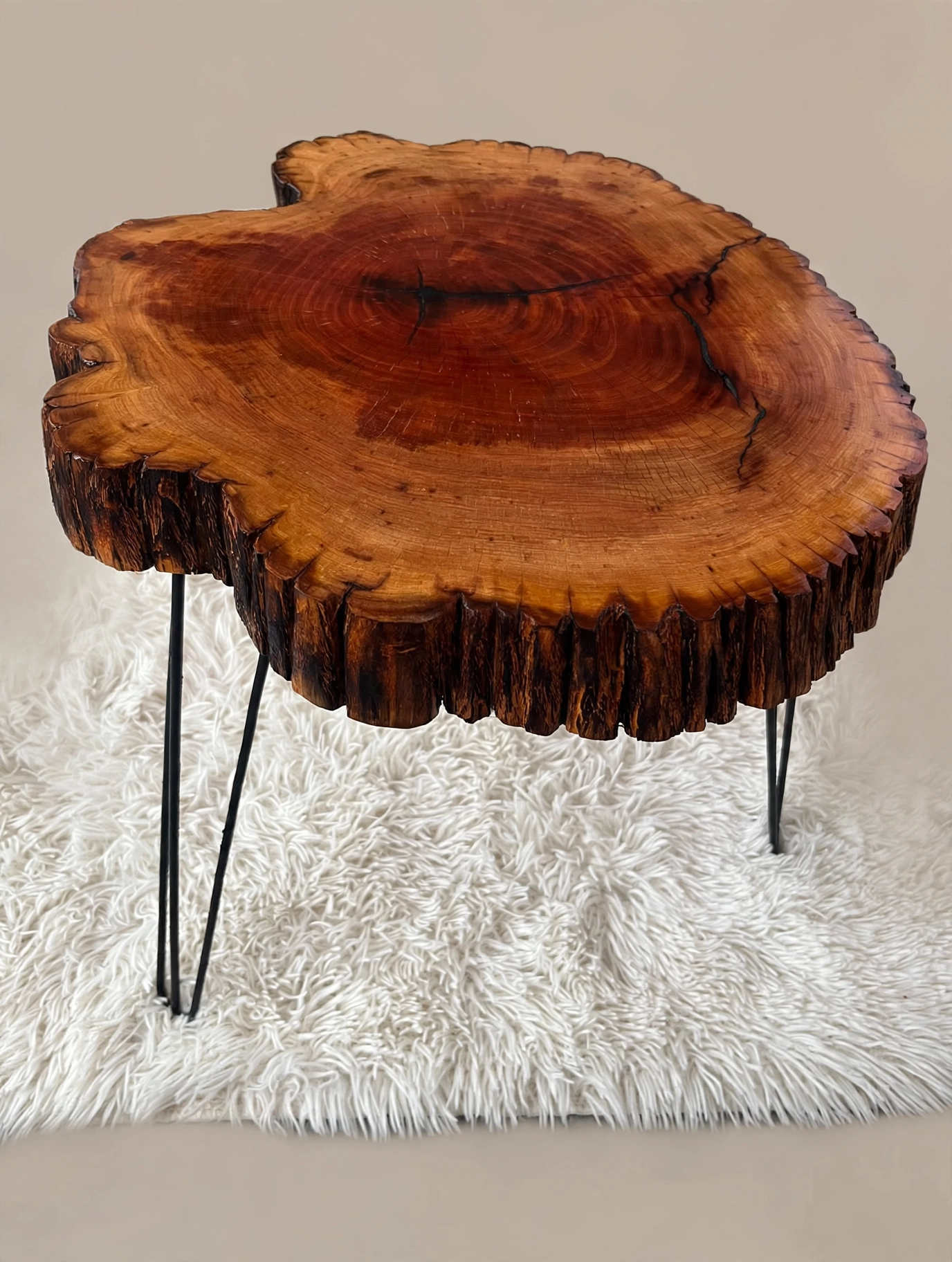 Mesa Rústica De Madeira Maciça Sucupira